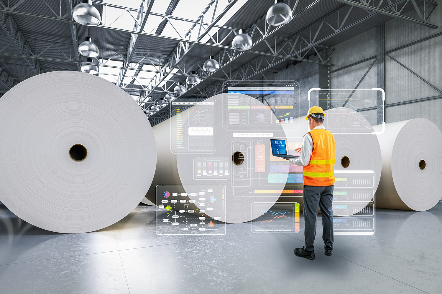 Equipamento avançado de produção de papel