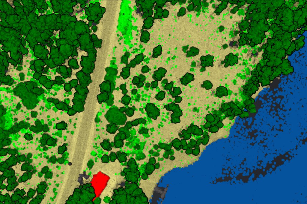 Exemplo de imagem do Visualizador LiDAR Portugal Exemplo de imagem do Visualizador LiDAR Portugal